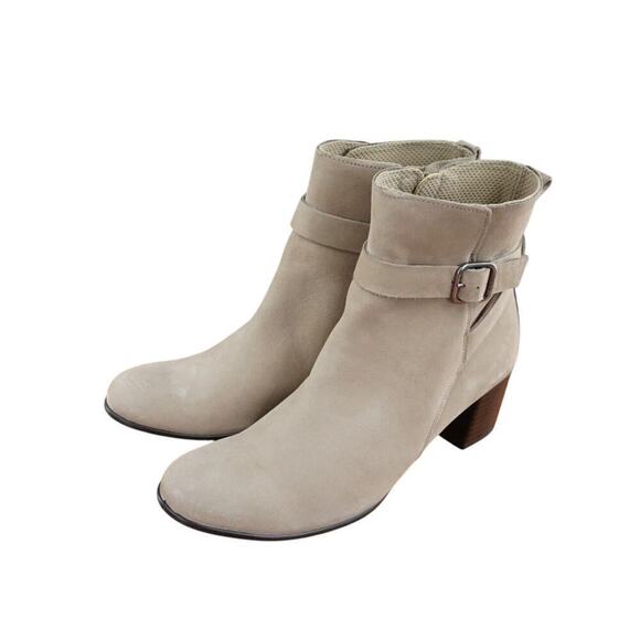 ECCO Shoes - ECCO DRESS CLASSIC 35MM BUCKLE, TAUPE NUBUCK, 5-5.5 US/ 36 EU
